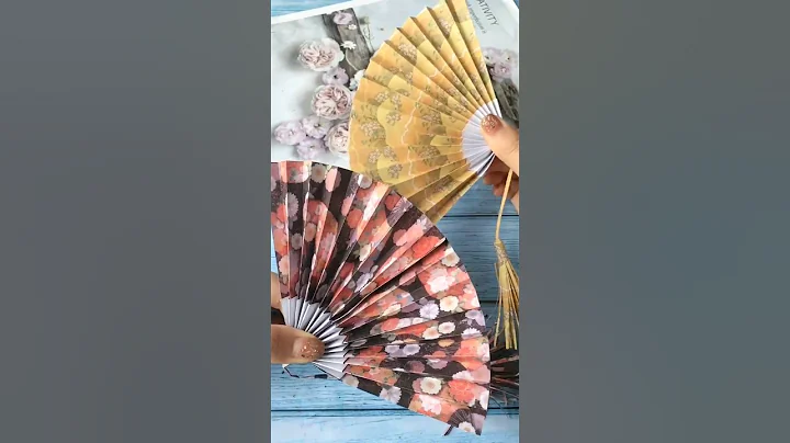 DIY Paper Fan 🌸 | Easy Origami Craft for Beginners & Kids #papercraft #origami #diy #diycrafts