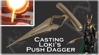 Aluminum Casting Loki's Push Dagger - The First Avengers