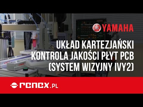 Układ kartezjański – Kontrola jakości płyt PCB System wizyjny iVY2