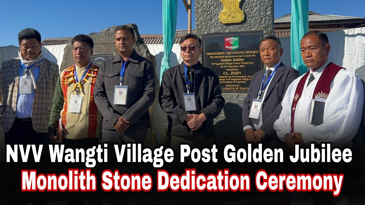 NVG Wangti Village Post Golden Jubilee | Monolith Stone Dedication Ceremony/