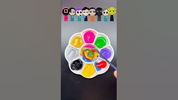 🌈Sprunki Squid Game | Color Mixing #colors #sprunki #colormixing #squidgame #satisfying