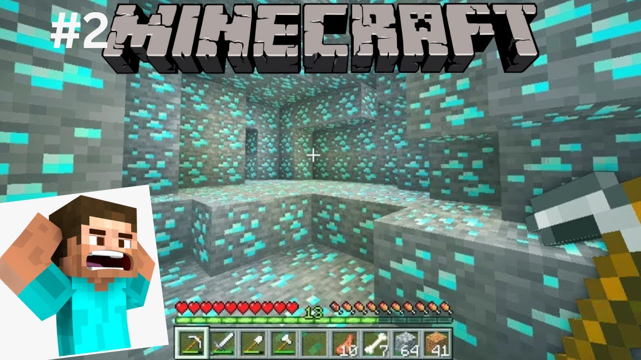 Minecraft Ep2 I Find diamonds - YouTube