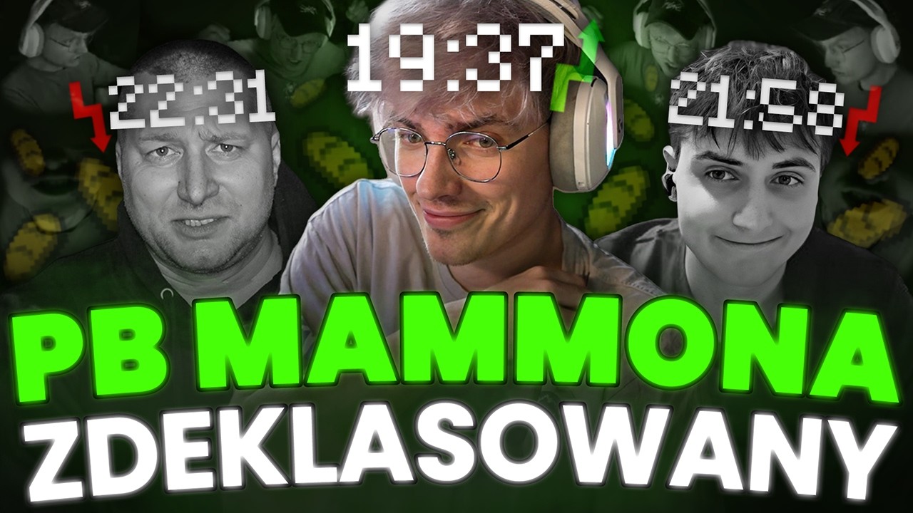 POBIŁEM REKORD MAMMONA W MINECRAFT 🔥 *SUB 20 PBK* /w Lequ, Maquk