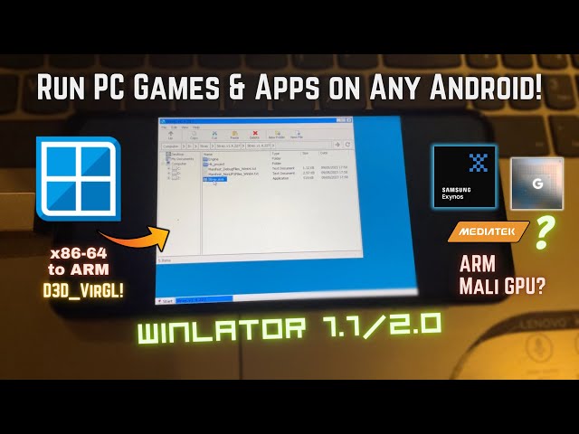 Winlator: Windows x86, x64 Emulator for Android