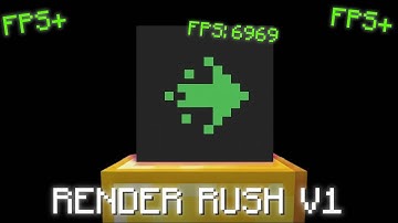 RENDER RUSH V1 FOR MCPE 1.21+ [FPS BOOST🔥]