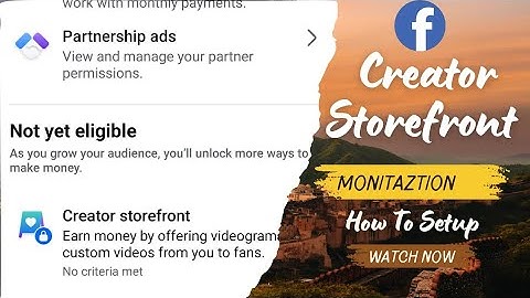 Facebook Creator Storefront Setup | Creator Storefront Eligibility Criteria Kya Hai | 
