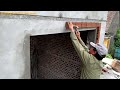 Simple And Effective Window Frame Construction Technique Using Sand Bricks And Cement