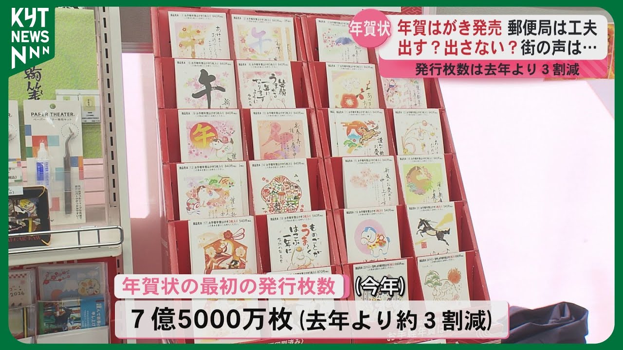 New Year's postcards on sale now: Will you send out New Year's