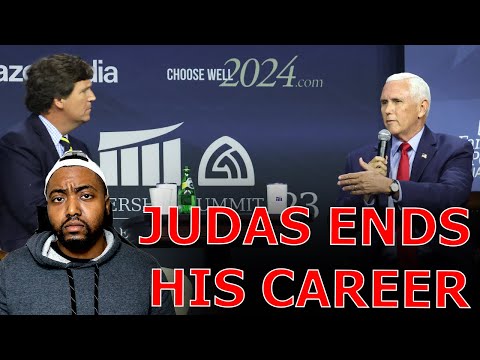 Mike Pence Ends His Own Career In 60 Seconds In HEATED Exchange With Tucker Carlson On Ukraine!