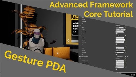 Gesture PDA (Advanced Framework Core Tutorial)
