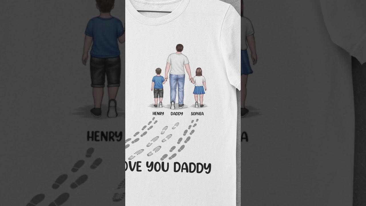 You Never Walk Alone - Custom Unisex T-shirt - Father's Day, Birthday Gift For Dad - TS-Y074-V10.1