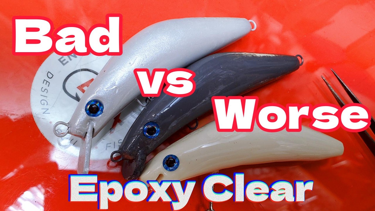 What’s Better for Lure Making? UV Cure Epoxy vs 2 Part Epoxy Tested!  DIYFishingLures  