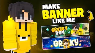 HOW TO MAKE ATTRACTIVE MINECRAFT BANNER IN JUST 5MINS [TUTORIAL😎]