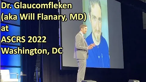 Dr. Glaucomfleken at ASCRS 2022 in Washington, DC.