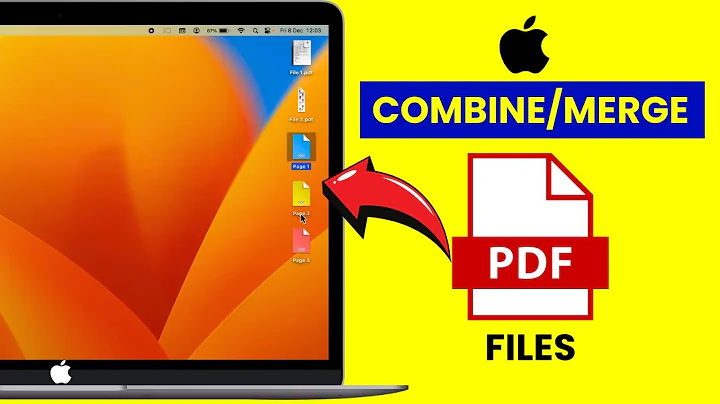 How to Combine or Merge Multiple PDF Files into One on Mac, MacBook Pro & Air?