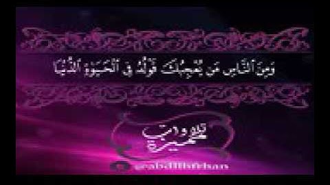 تلاوة عراقية مؤثرة لشيخ خالد الجليل من سورة البقرة