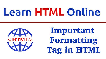 chapter 5 html Formatting Tags