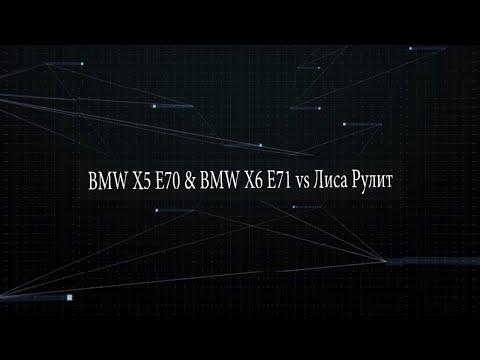 BMW X5 E70 & X6 E71 vs Лиса Рулит