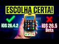 iOS 26.4.2 ou iOS 26.5 - QUAL VALE A PENA INSTALAR?