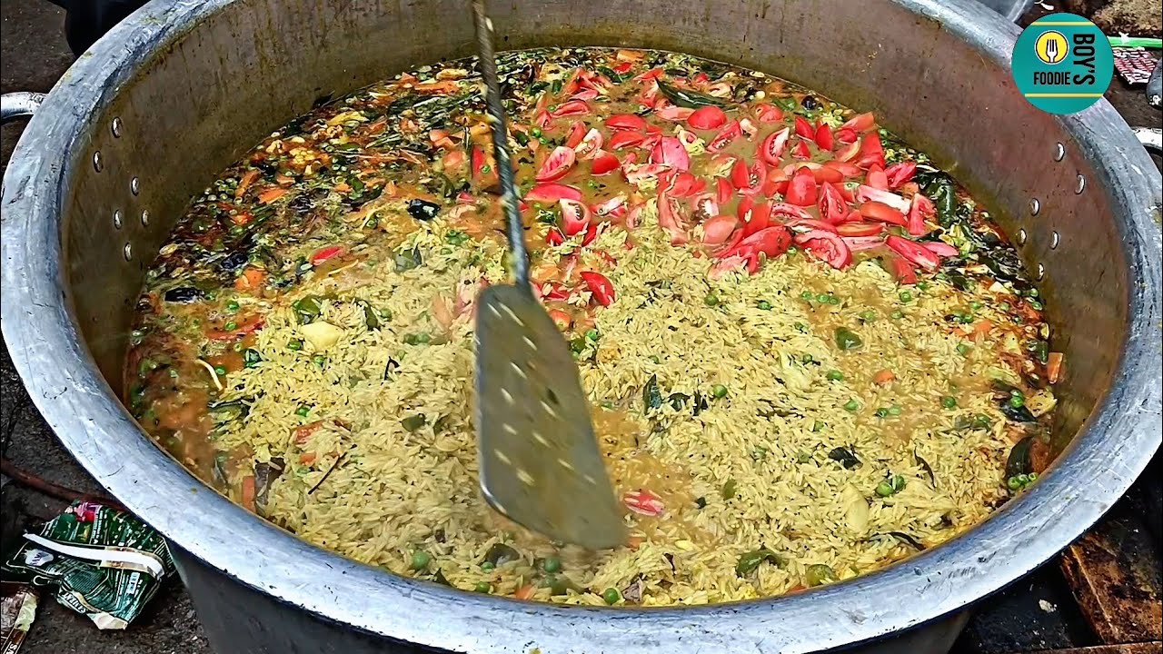 30 kg मसाला राइस रेसिपी | वेज पुलाओ || haw to make masala rice recipe | Veg pulao #foodblogger#viral