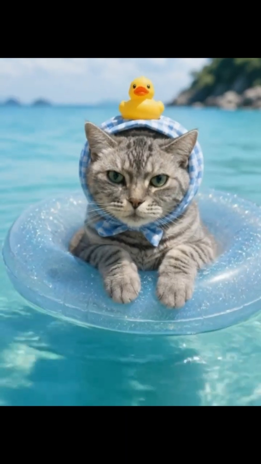 この夏は猫に癒された～い🏊🐱 - YouTube