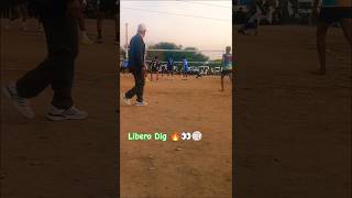 Libero Dig 🔥👀🏐 #shorts #volleyball #viral #libero