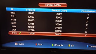 Türksat 2024 kanal listesi güncellendi yeni frekans ve kanalları ayarlama #türksat4a Resimi