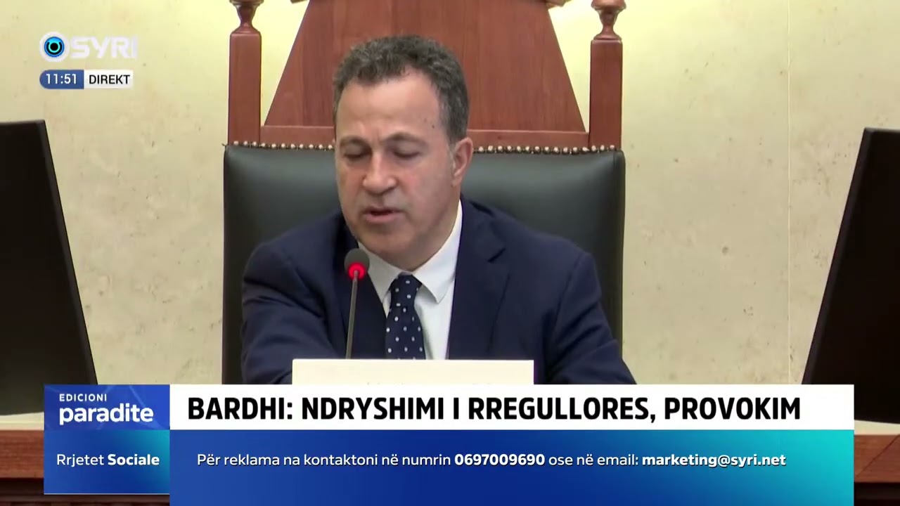 Bardhi në Kuvend: Ndryshimi i rregullores, provokim! Ju thamë që po shkelni procedurën