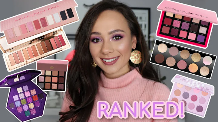 RANKING *NEW* PURPLE & PINK EYESHADOW PALETTES FROM LEAST TO MOST FAVORITE