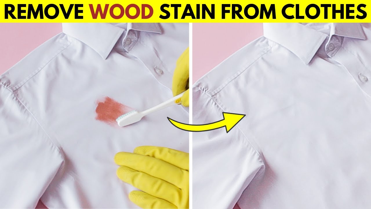 How to Remove Wood Stains from Clothes - YouTube