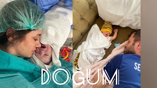 DOĞUM VLOG/ SEZARYEN DOĞUM SÜRECİM, ALİ ASAF BEBEĞİM