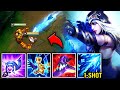 WHEN ONE ASHE ARROWS ONE SHOTS 2 ENEMIES AT ONCE (MAX BURST) - League of Legends