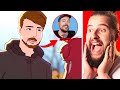 Conocí A Mr.Beast!! | Reaccionando a Mi Historia Animada