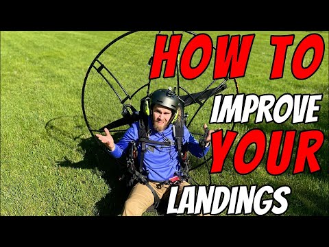 How to land a paramotor for beginners #paramotor #landing