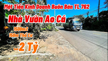 Nhà Đất Đồng Nai, Bán gấp nhà vườn ao cá mặt tiền kinh doanh buôn bán TL 762,cách TP Biên Hòa 29 km.