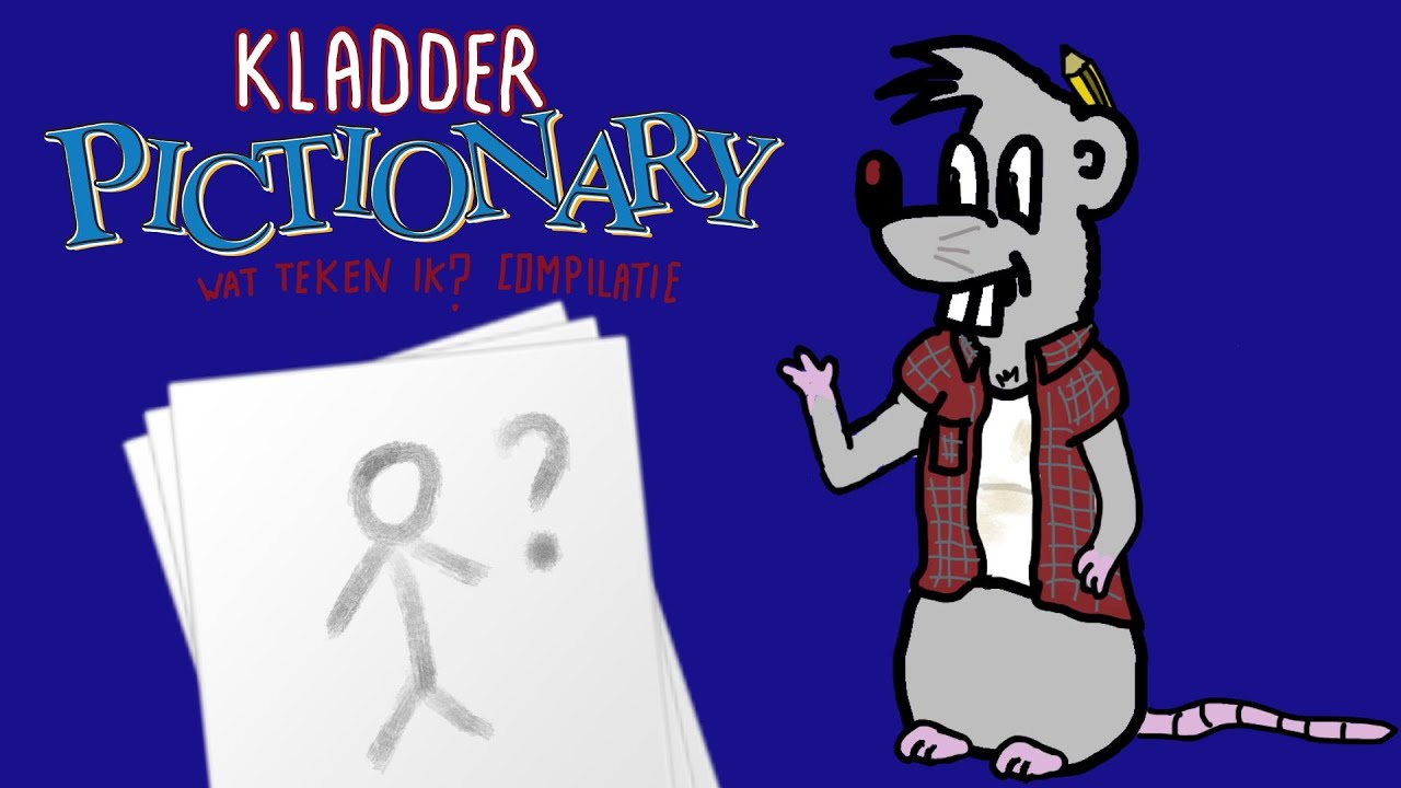 Pictionary! Wat Teken ik? Raad de tekening! Kladder Tekenen