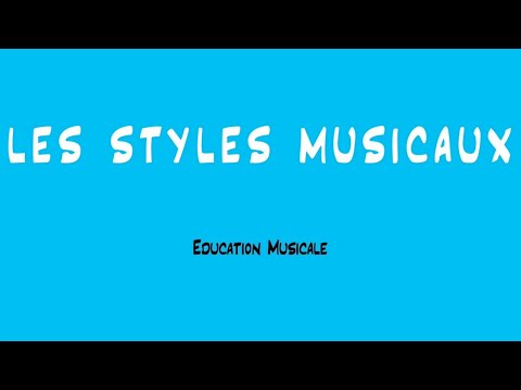 Vidéo: Comment Déterminer Le Style De Musique