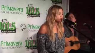 Olivia Holt performs "In The Dark" at LIVE 105.1 Phoenix