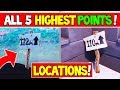 Fortnite Visit All 5 Highest Elevations