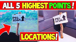 Visit The 5 Highest Points On Fortnite Island Fortnite Week 6 - visit the 5 highest elevations on the island fortnite week 6 challenge duration 2 03