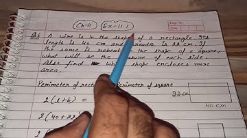 Q 6, Ex 11.1 - Perimeter and Area - Chapter 11 - maths class 7th - NCERT