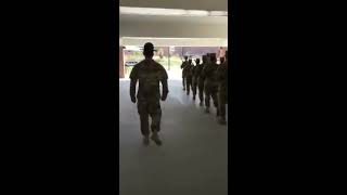 Video thumbnail of "Basic Training Marching Cadence: I Left My Home"