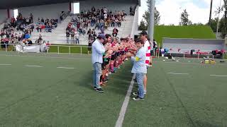 Pasillo homenaje al M-14 y M-16. Universitario Bilbao Rugby