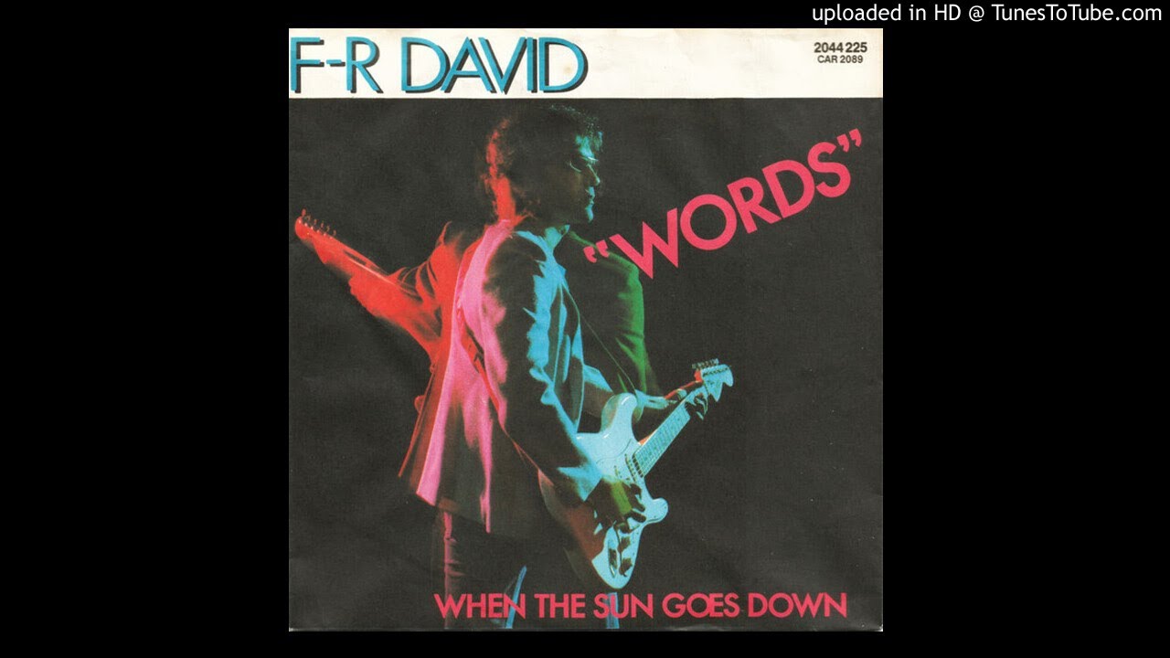 F R David - Words (Instrumental Cover)