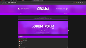 NamelessMC Template Overview | CESIUM!