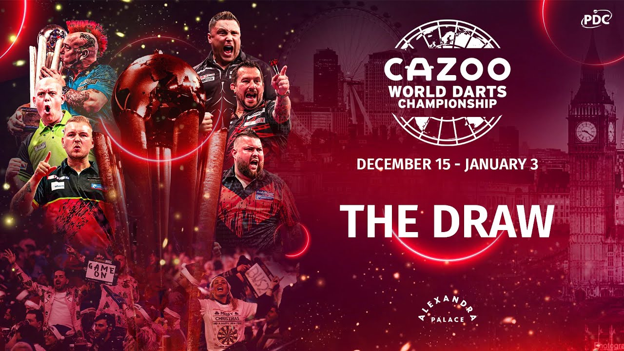THE DRAW! 2022/23 Cazoo World Darts Championship