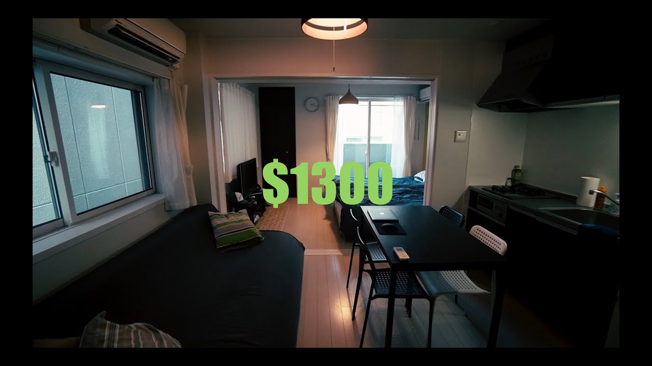 My 1300/month apartment in TOKYO YouTube