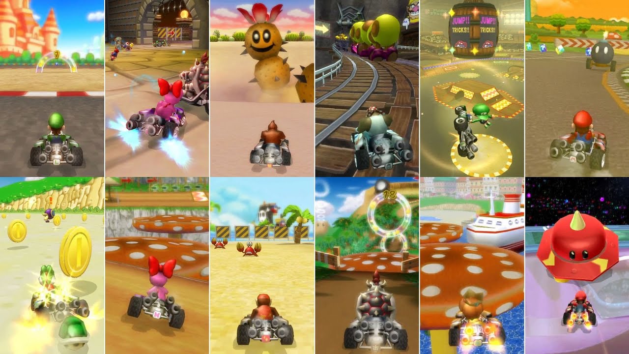 Mario Kart Wii Tournament Museum // Full Walkthrough - All 49