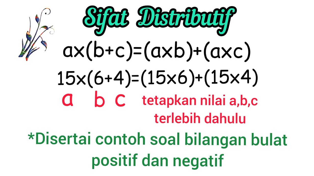 Sifat Distributif kelas 6 Matematika back to school YouTube