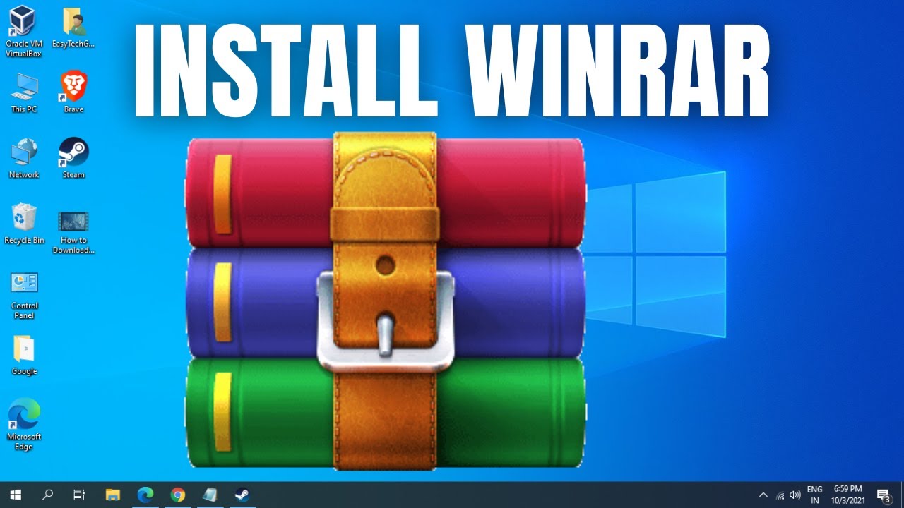 how to download winrar on windows 10